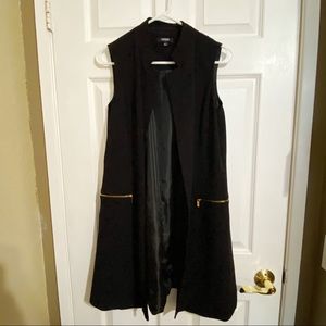 Premise Studio Black Trench Vest